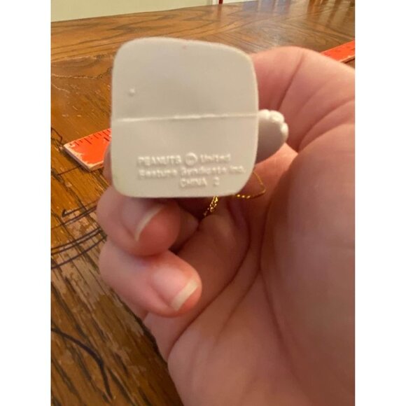 Vintage Snoopy Christmas Tree Ornaments Peanuts Christmas Set of 2 - Picture 5 of 6